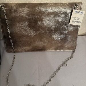 Elegant Silver Chain Shoulder Bag